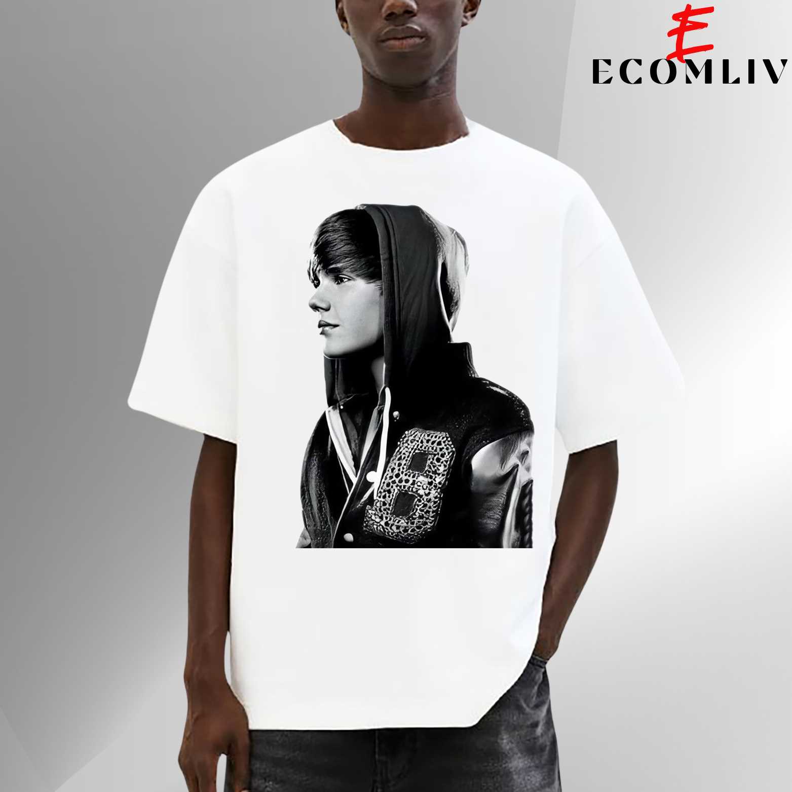 Bieber Vintage Graphic Tee, Unisex Pop Star T-Shirt